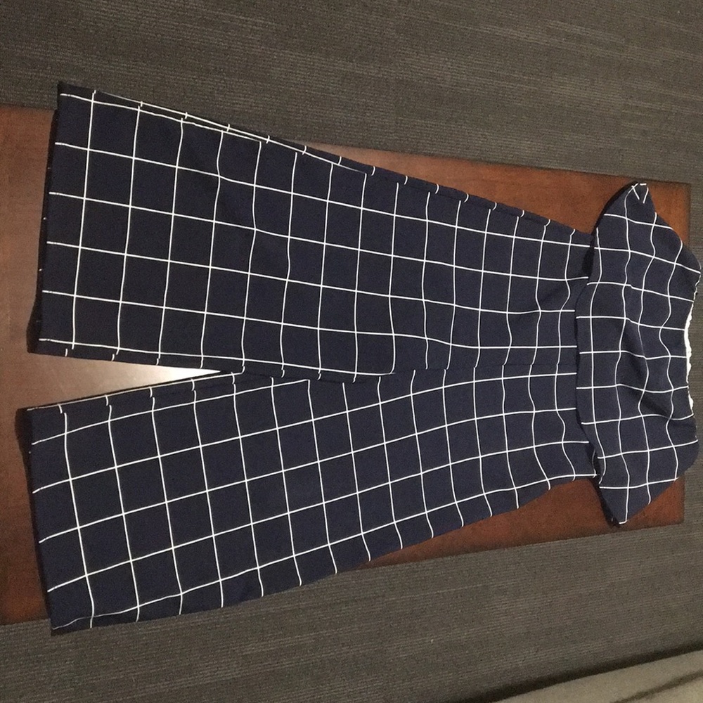 Forever 21 Grid Jumpsuit